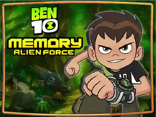 Peli Ben 10 Memory Alien Force verkossa