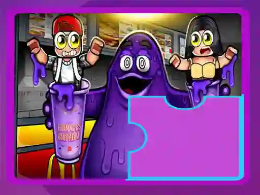 Peli Grimace Shake Puzzle verkossa