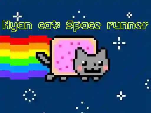 Peli Nyan Cat: Space runner verkossa