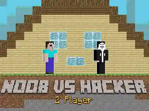 Peli Noob vs Hacker 2 Player verkossa
