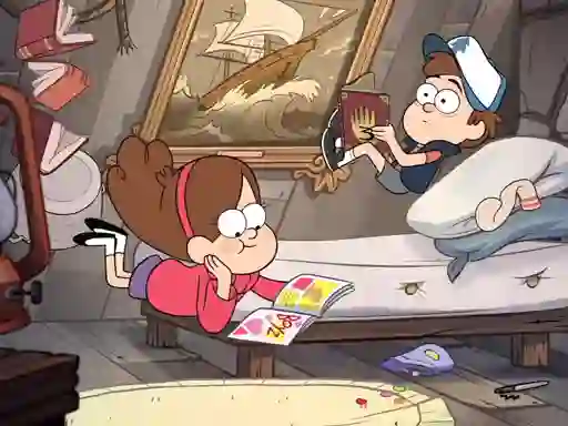 Peli Gravity Falls Slide verkossa