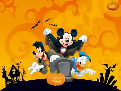 Peli Disney Halloween Jigsaw Puzzle verkossa