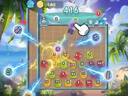 Peli 2048 Skill Edition verkossa