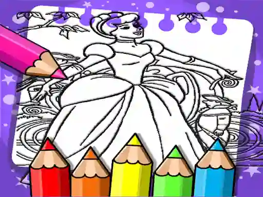 Peli Cinderella Color Book verkossa