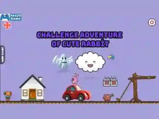 Peli Challenge adventure of cute rabbit verkossa