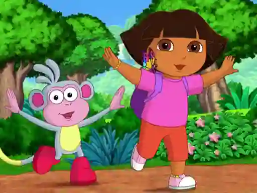 Peli Dora The Explorer Coloring verkossa
