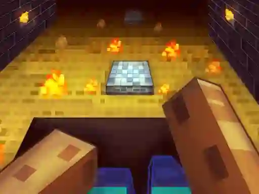 Peli Parkour in the cave 3D verkossa