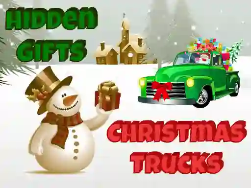 Peli Christmas Trucks Hidden Gifts verkossa