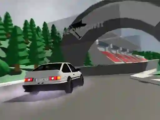 Peli Low poly car racing verkossa