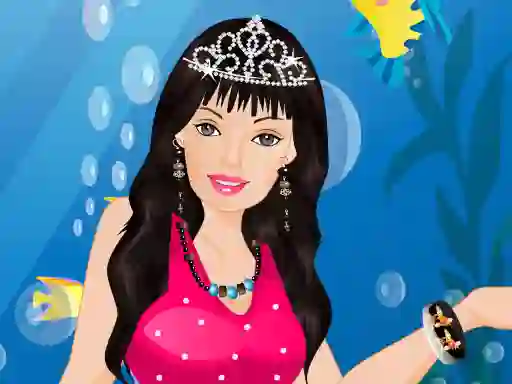 Peli Barbie Mermaid Dressup verkossa