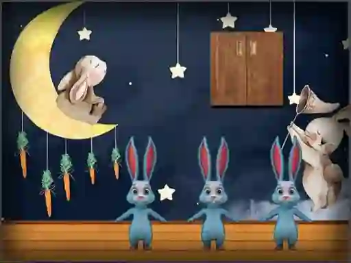 Peli Amgel Bunny Room Escape 2 verkossa