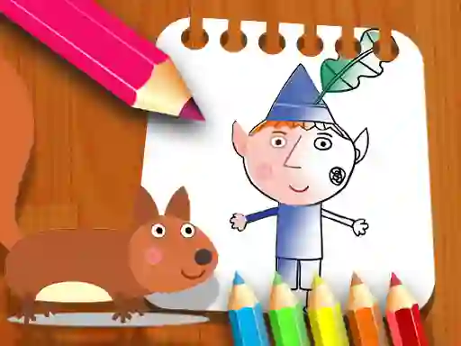 Peli Ben Hollys Coloring Book verkossa