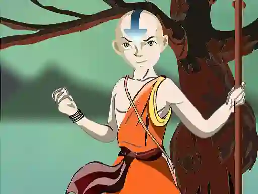 Peli Avatar Aang DressUp verkossa