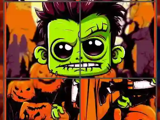 Peli Franky & Vampire Halloween Puzzle verkossa