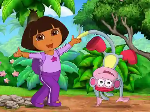 Peli Find 7 Differences Dora verkossa