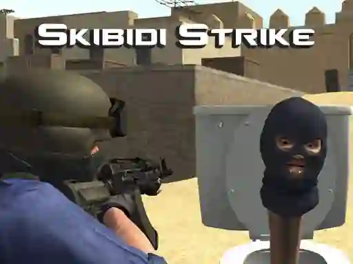 Peli Skibidi Strike verkossa