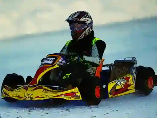 Peli Kart Racing Jigsaw verkossa