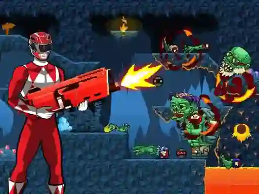 Peli Power Rangers shoot Zombie verkossa