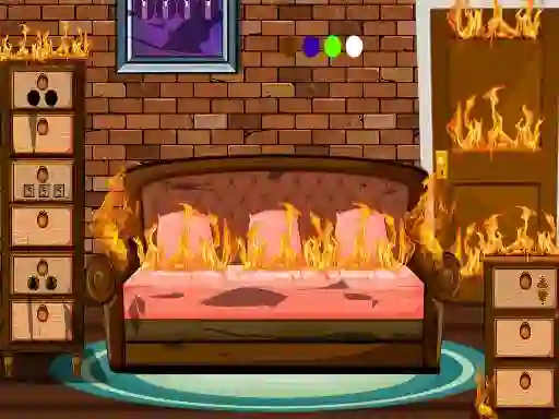 Peli Fired House Escape verkossa