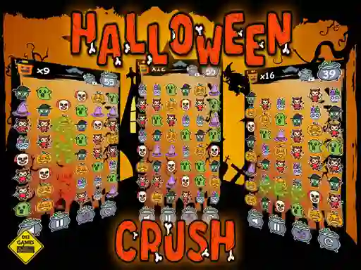 Peli Halloween Crush verkossa