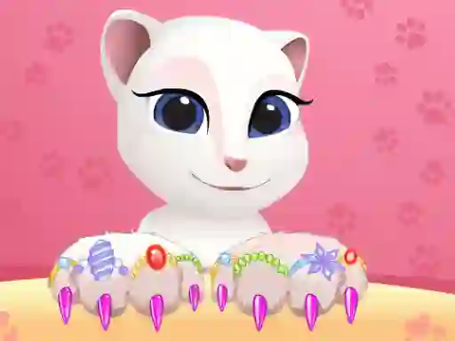 Peli Talking Tom Angela Great Manicure verkossa