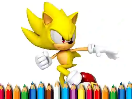 Peli Sonic Coloring Book verkossa