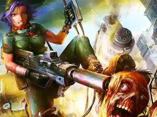 Peli Zombie terror verkossa