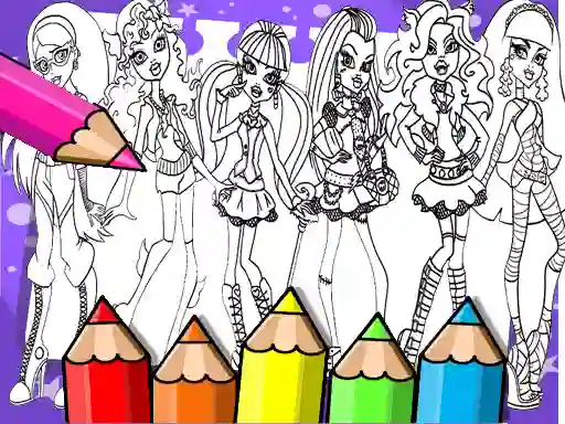 Peli Monster High Coloring Book verkossa