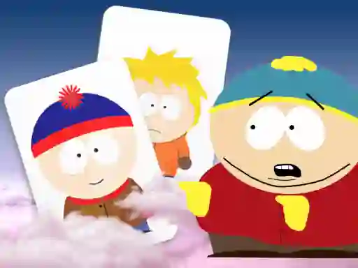 Peli South Park memory card match verkossa