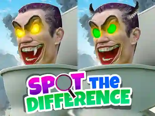 Peli Skibidi Toilet Spot the Difference verkossa