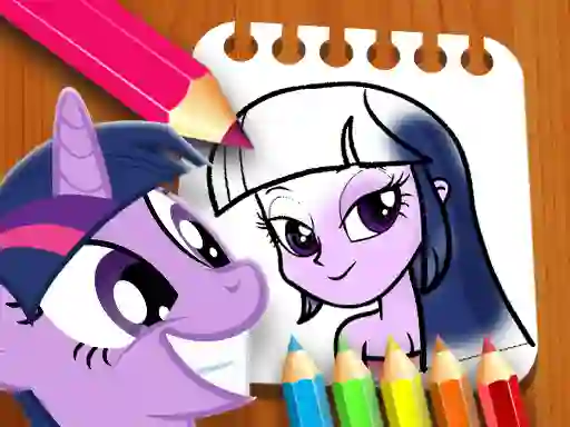Peli Equestria Girls Coloring Book verkossa
