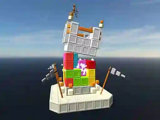 Peli Castle Destruction Blocks verkossa