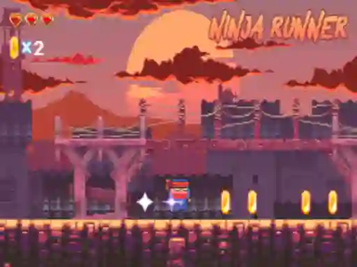 Peli Ninja Runner verkossa