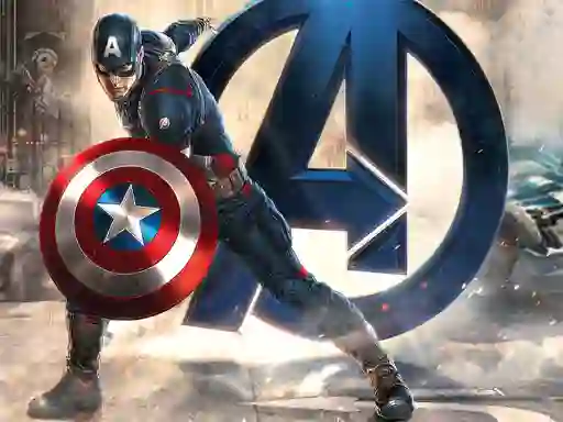 Peli Captain American Jigsaw Puzzle verkossa