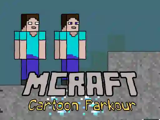 Peli Mcraft Cartoon Parkour verkossa