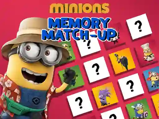 Peli Minions Memory Match Up verkossa