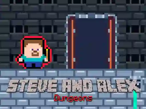 Peli Steve and Alex Dungeons verkossa