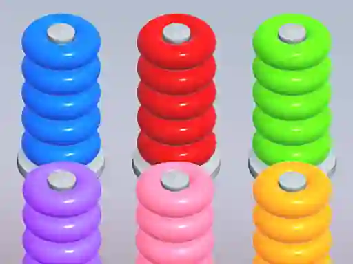 Peli Color Ring Sort verkossa