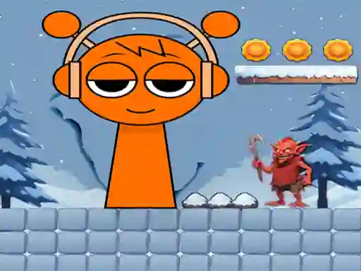 Peli Super Sprunki Run verkossa