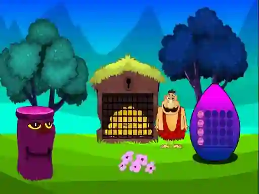 Peli Caveman Treasure Escape verkossa