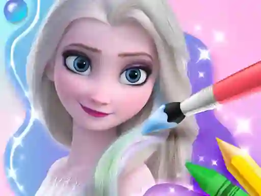 Peli Coloring Book For Elsa verkossa