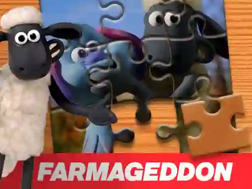 Peli  A Shaun the Sheep Movie Farmageddon Jigsaw Puzzle verkossa
