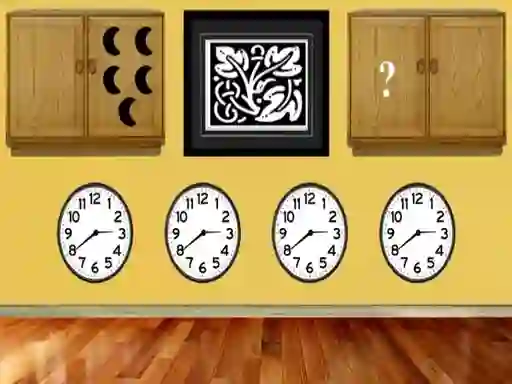 Peli Clock Room Escape verkossa