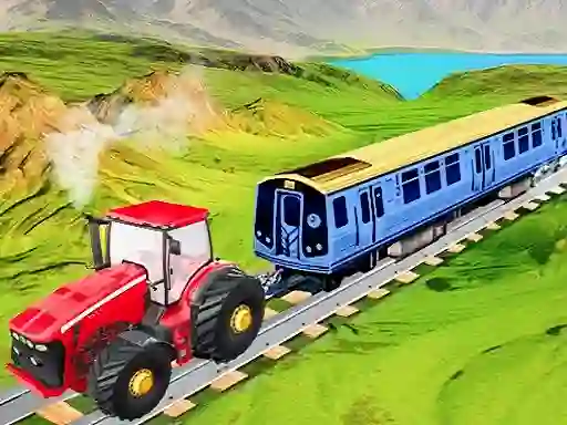 Peli Chain Tractor Train Towing Game 3D verkossa