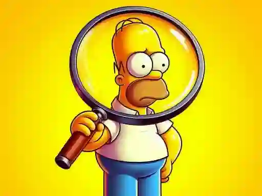 Peli The Simpsons Find the Difference verkossa