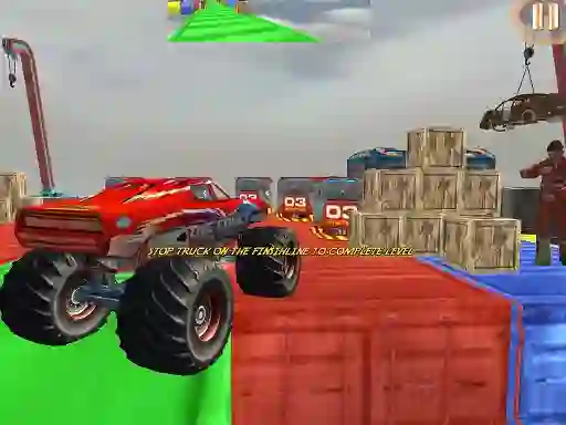 Peli Monster Truck Driving Stunt Game Sim verkossa
