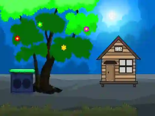 Peli Woody House Escape verkossa
