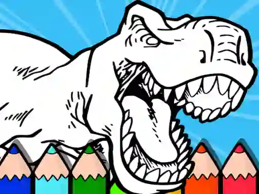 Peli Coloring Dinos For Kids verkossa