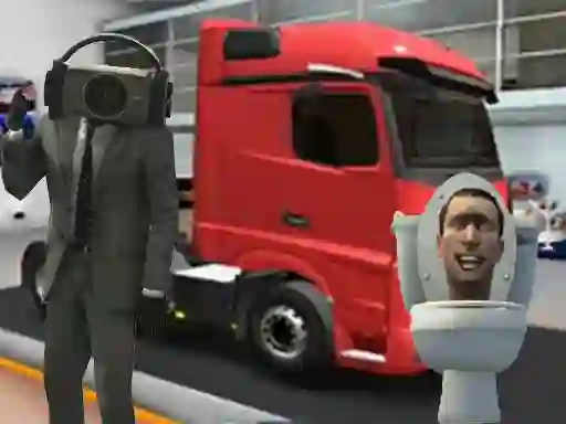 Peli Truck Simulator Skibidi Toilet verkossa