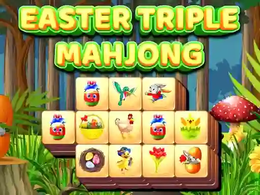 Peli Easter Triple Mahjong verkossa